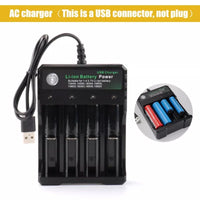 13122 Merge Multi Battery Chargers Smart 4 Slots For Rechargeable Li-ion Fast Charger USB Charging Base Awesome.