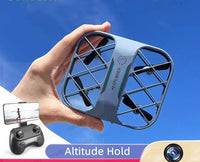 13111 Merge H107 Mini Grid Drone 360 Degree Obstacle Avoidance 4K HD Camera Brushless Motor GPS Polychrome Quadicopter RC Toys Foss.