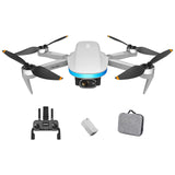 13116 Merge Follow Me GPS Drone 4K HD Camera 5G RC Quadcopter with Batteries (White) Foss.