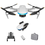 13116 Merge Follow Me GPS Drone 4K HD Camera 5G RC Quadcopter with Batteries (White) Foss.