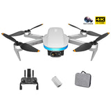 13116 Merge Follow Me GPS Drone 4K HD Camera 5G RC Quadcopter with Batteries (White) Foss.