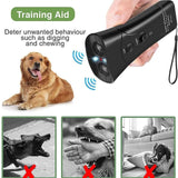 13211 Merge Anti Bark Device Ultrasonic Dog Barking Stop Repeller Trainer Training Tool Double Head