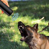 13211 Merge Anti Bark Device Ultrasonic Dog Barking Stop Repeller Trainer Training Tool Double Head