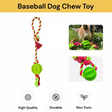 13231 Merge Dog Rope Toys Braided Pet Puppy Ball Chew Bite Toy Gift Tough Cotton Clean Teeth Green