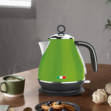 14135 Merge Vintage Electric Kettle Green 1.7L Stainless Steel Auto OFF 2200W Kettle.