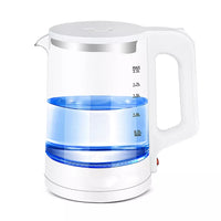 14138 Merge 2.2L Glass Cordless Kettle 1500W Blue LED Light Kitchen Water Jug	Kettle.