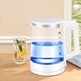 14138 Merge 2.2L Glass Cordless Kettle 1500W Blue LED Light Kitchen Water Jug	Kettle.