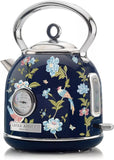 14139 Merge Laura Ashley Electric Kettle 1.7L Stainless Steel 2200W Fast boil Elveden Navy Kettle