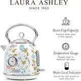 04140 Merge Laura Ashley Electric Kettle 1.7L Stainless Steel 2200W Fast boil Elveden White Kettle.