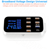 15100 Merge USB Charging Station 8 Port Desktop Charger 5V/8A LCD Multi Smart Fast AU Built Secure