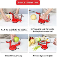 15110 Merge 3 In 1 Kitchen Tool Apple Peeler Slinky Machine Fruit Cutter Slicer Corer AU Appliance Celebration You.