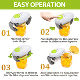 15111 Merge Automatic Can Opener One Touch Automatic Electric Jar Lid Kitichen Bottle Opener Appliance