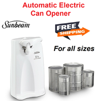 15114 Merge Easy Electric Can Opener All Sizes Automatic Tin Food Can Opening Tool.