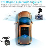 16106 Merge 1080P Car Dash Camera Video DVR Recorder Front And Rear Night Vision Dual Cam Outback Sale.