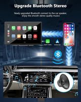 16110 Merge Portable 9Inch Wireless Car Stereo Radio Or Apple Carplay & Android Auto GPS+Cam Outback Sale.