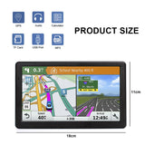 16113 Merge 7" 8G Truck Car GPS Navigation Touch Screen Navigator Lifetime Map Music Player.