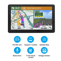 16116 Merge 7" Portable Truck Car GPS Navigation Lifetime Free AU Map Updates Sat Nav You.