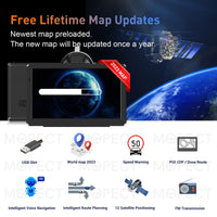 16119 Merge 7" Car Truck Sat Nav GPS Navigation 8GB Free Lifetime World Maps Touch Screen You.
