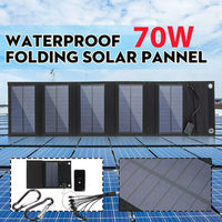 18101 Merge 70W solar Panel, Foldable, USB Port, charge Phone, Camping, Waterproof Photovoltaic