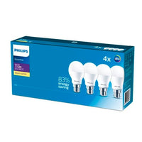 12107 Merge Phillips A60 B22 Led 1150Lm Warm White 11W Globe -4 Pack Style.