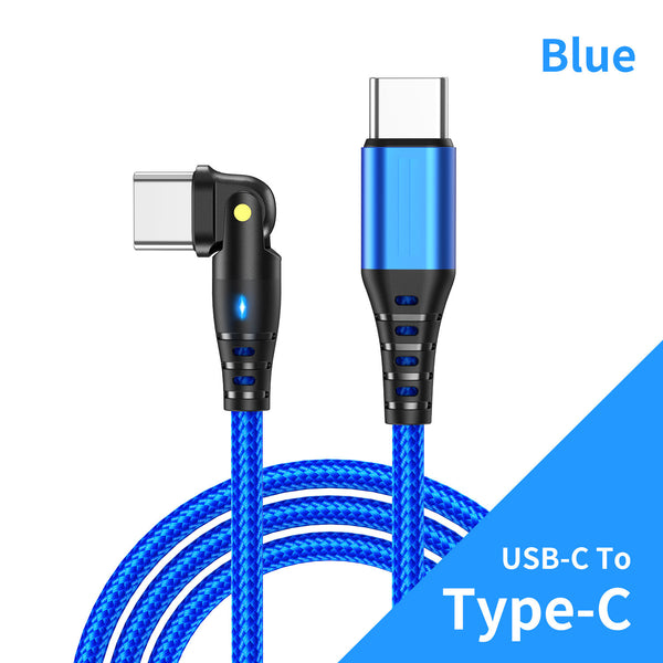 18115 Merge USB - C To C Cable Charging Cord Data For iPhone 15 Samsung 2Mts Blue,Purple,Green,Blach.