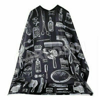 18133 Merge Hair Cutting Cape Soft Polyester Hairdressing Gown Apron Barber Salon home	Grooming