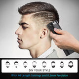 18140 Merge Mens Hair clippers Beard Trimmer Electric Shaver Nose Haircut Grooming Kit Black Only.