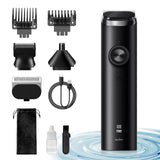 18140 Merge Mens Hair clippers Beard Trimmer Electric Shaver Nose Haircut Grooming Kit Black Only.