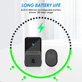 18222 Merge Wireless Wifi Video Doorbell Smart Phone Door Ring Intercom Camera Security Bell.