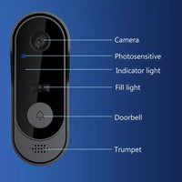 18224 Merge Wireless Wifi Smart Video Doorbell Security Intercom Camera Bell Phone Door Ring