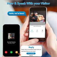 18225 Merge Wireless Video Doorbell Camera Smart Home Survelliance Phone Door Chime Ring