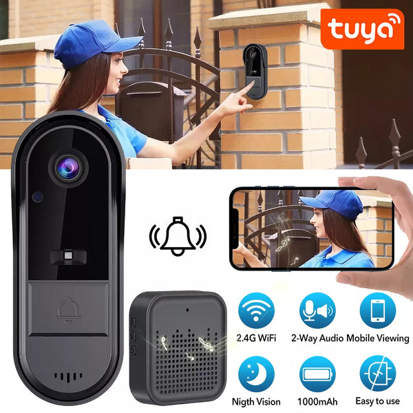 18225 Merge Wireless Video Doorbell Camera Smart Home Survelliance Phone Door Chime Ring