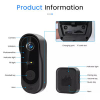 18227 Merge Wireless Doorbell WIFI Video Door Bell Intercom Phone Smart Security Camera