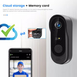 18227 Merge Wireless Doorbell WIFI Video Door Bell Intercom Phone Smart Security Camera