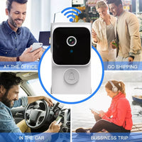 18228 Merge Wireless Doorbell Video Door Bell WiFi Smart Intercom Ring Security Phone Camera