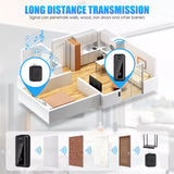 18229 Merge Wireless Smart Video Doorbell WiFi Security Camera Bell Phone Door Ring Intercom