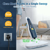 19104 Merge Maxkon 1300W Steam Mop Cleaner Floor Carpet Cleaning Steamer 450ml Water Tank