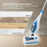 19105 Merge Maxkon Steam Mop Cleaner Handheld Floor Carpet Steam Cleaning Multiple Fuction.