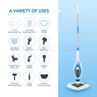 19105 Merge Maxkon Steam Mop Cleaner Handheld Floor Carpet Steam Cleaning Multiple Fuction.