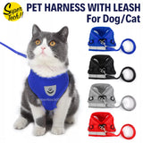 20117 Merge Kitten Dog Cat Harness Walking Vest Lead Leash Collar Pet Vest Adjustable M