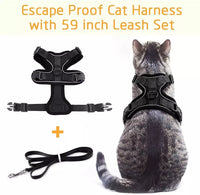 20119 Merge Cat Dog Harness & Leash Walking Escape Proof Adjustable Reflective Vest