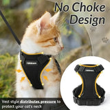 20119 Merge Cat Dog Harness & Leash Walking Escape Proof Adjustable Reflective Vest