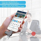 2107 Merge 3 In 1 USB Flash Dive External Storage Memory Stick For Iphone IPad Flash