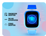 21106 Merge KIDSOCLOCK 4G Kids Smart Watch GPS Tracking Video Voice Call Blue.