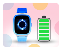 21106 Merge KIDSOCLOCK 4G Kids Smart Watch GPS Tracking Video Voice Call Blue.