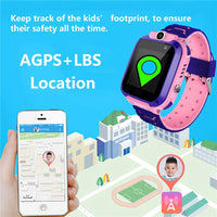 21107 Merge 2G Kids Tracker Smart Watches Phone GSM Sim Alarm Camera SOS Call Boys Girls.