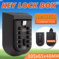 21112 Merge Key Safe Storage Lock Box Wall Mounted 10Digit High Security Water Weather Proof X101