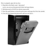 21113 Merge 4 Digit Outdoor High Security Wall Mounted Key Safe Box Secure Lock Card storage X101