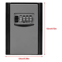 21113 Merge 4 Digit Outdoor High Security Wall Mounted Key Safe Box Secure Lock Card storage X101