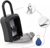 21114 Merge Safe Lock Key 4 Digit Combination Storage Box Padlock security Wall Mounted X101